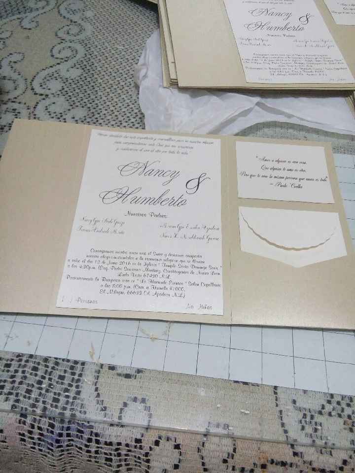 Mis invitaciones...!! - 2