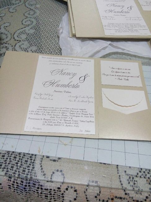 Mis invitaciones...!! - 2