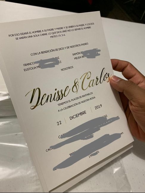 Invitaciones listas - 2