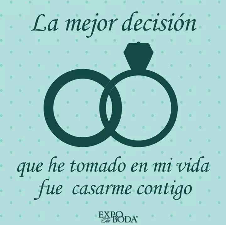 Mensaje el día de la boda - 1