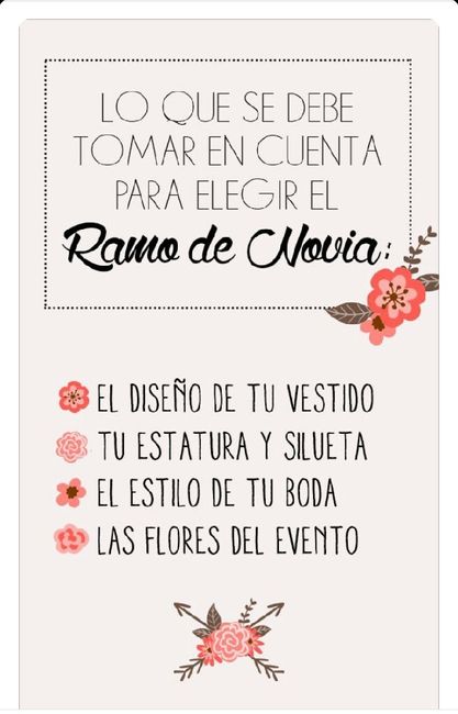Como elegir el ramo de novia - 1