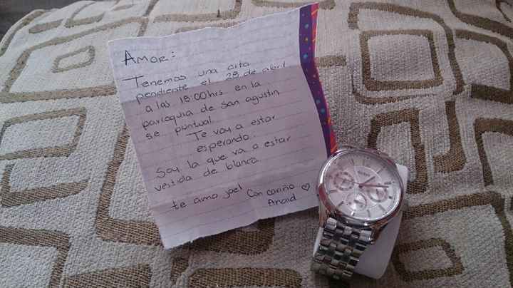 Regalo para fm  y de el para mi. - 1