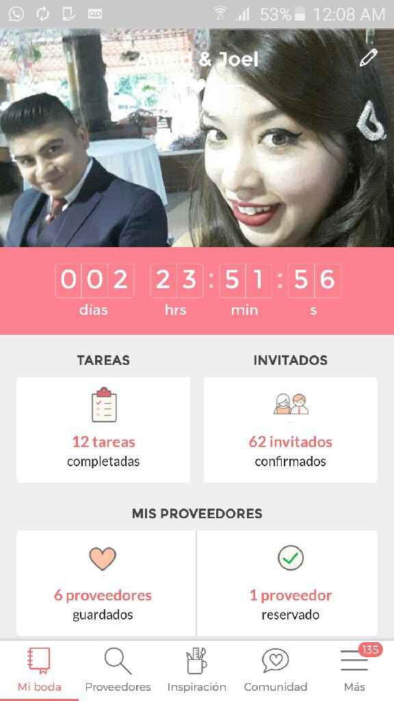 200 dias! 😊💍🍷💜 - 1