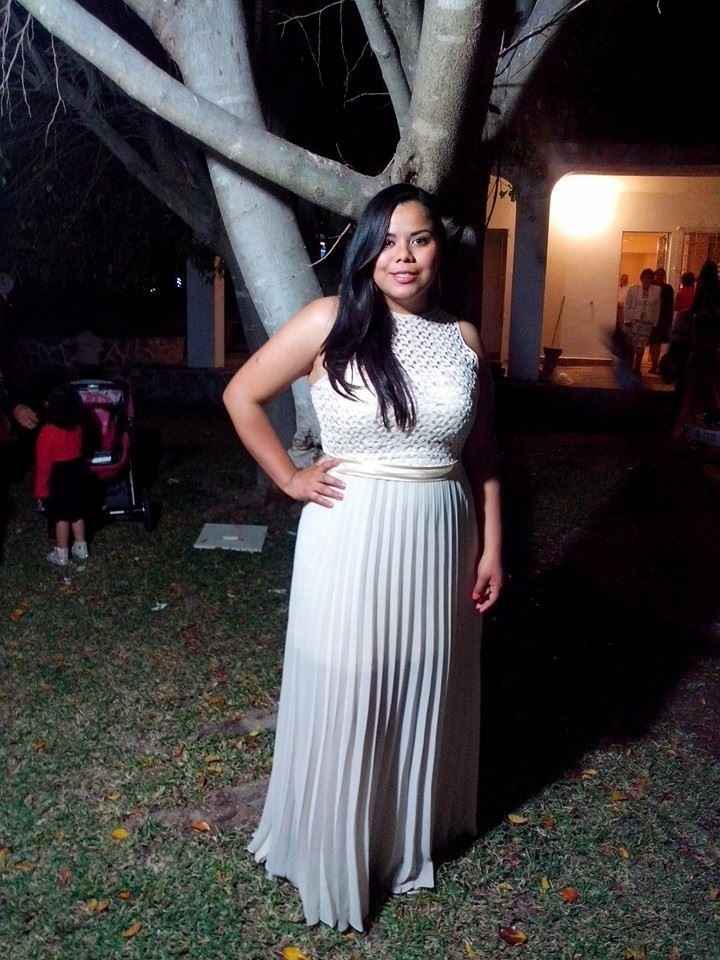 Mi vestido de dama de honor