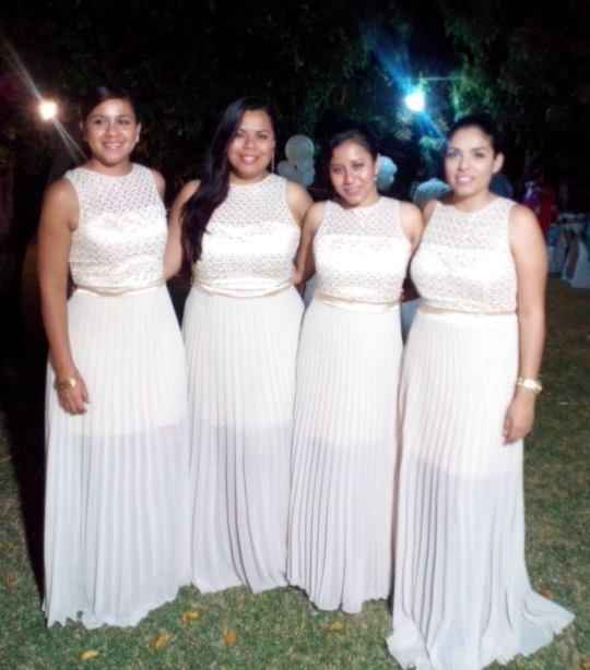 Mi vestido de dama de honor