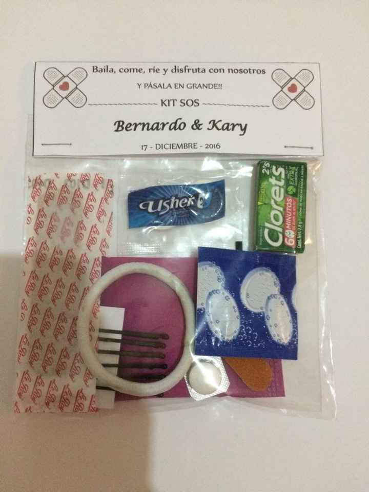 Kit de emergencia invitados - 1