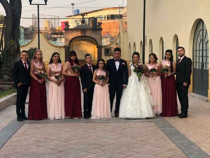 Color de las damas de honor - 1