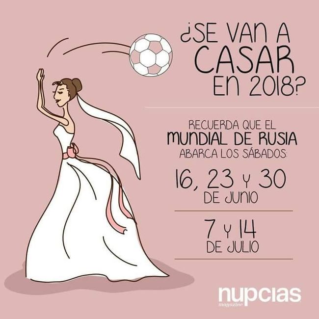 Informacion: Fechas del Mundial 1