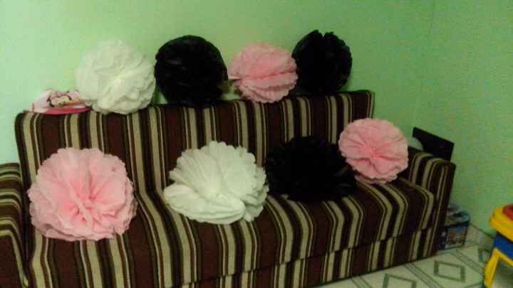 Esferas de papel para decorar el dalón donde se realizará la despedida