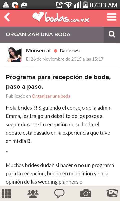 Urgente !! programa de bodas - 1