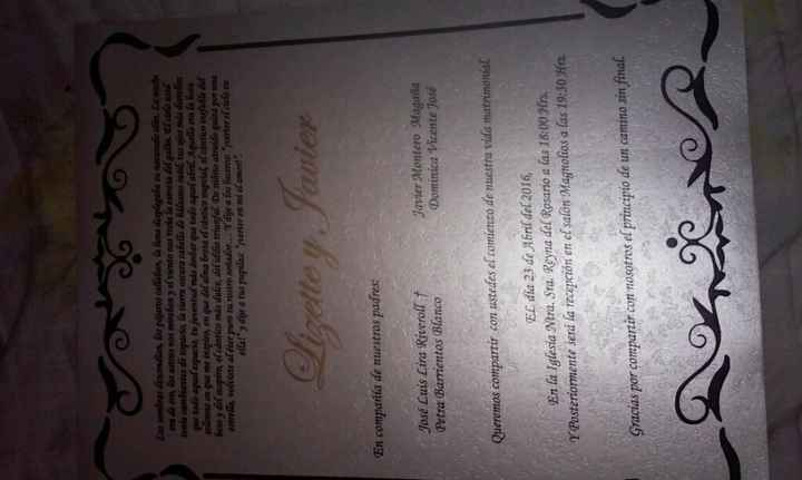 Avance de invitaciones 2 - 2