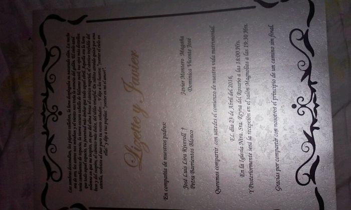 Avance de invitaciones 2 - 2