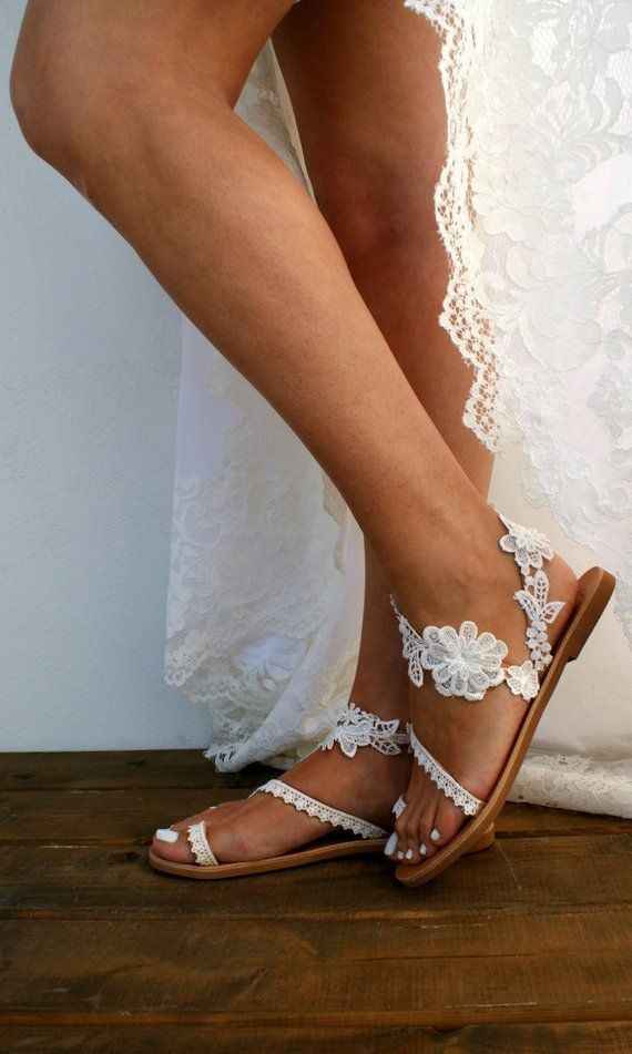 ) que tipo de zapatos debo usar si mi boda es en la playa? - 3