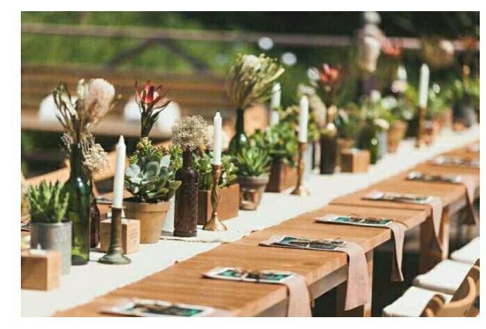 Mesas para Boda estilo Boho Chic 13