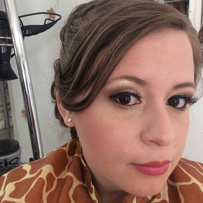 Prueba de peinado y maquillaje no. 1 - 1