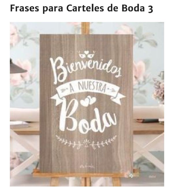 Frases para carteles de boda!!! 3