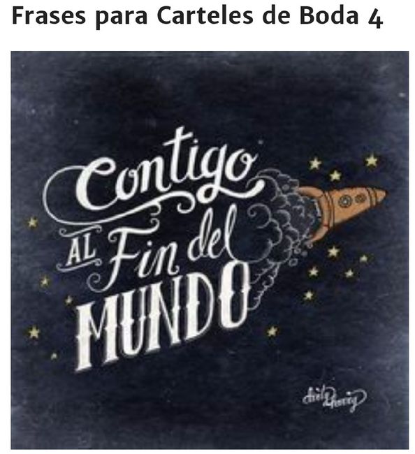 Frases para carteles de boda!!! 4