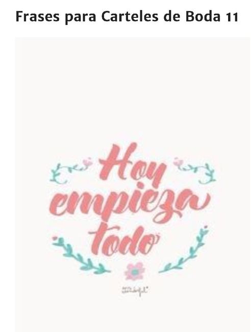 Frases para carteles de boda!!! 11