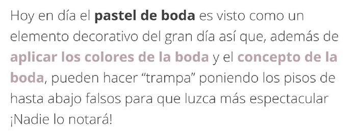El tamaño ideal del pastel de bodas!!! - 5