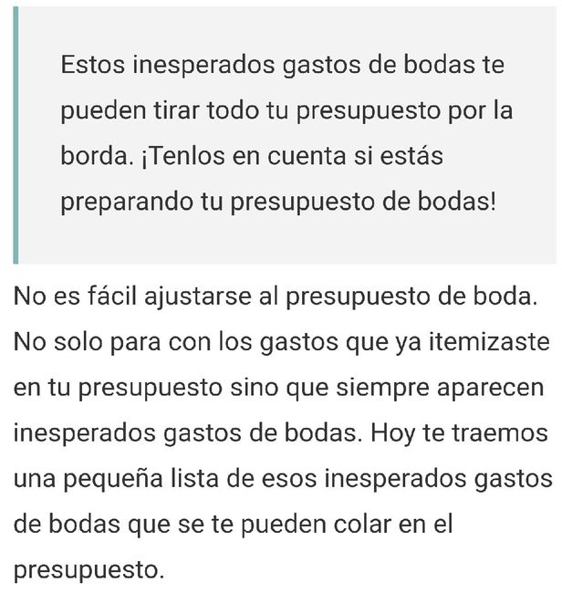 9 gastos inesperados para tener en cuenta!!! - 2
