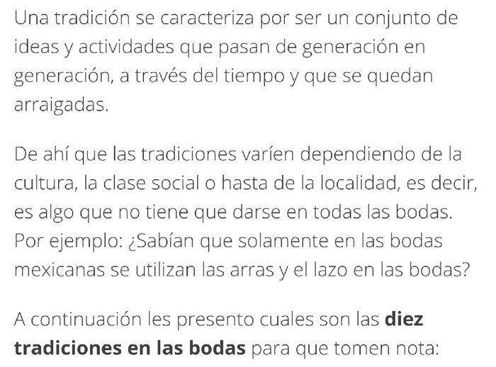 Diez tradiciones en las bodas - 2