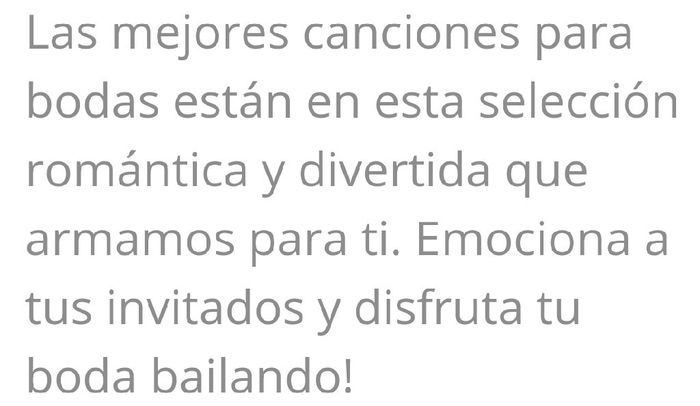 Canciones para la boda - 2