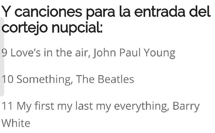 Canciones para la boda - 11
