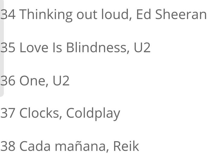 Canciones para la boda - 17