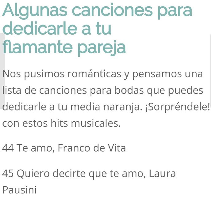 Canciones para la boda - 19