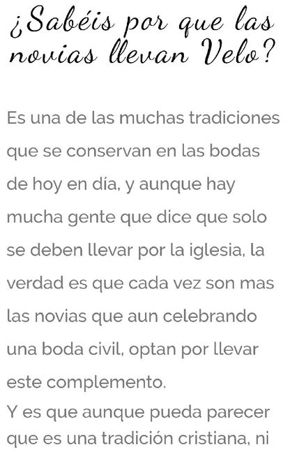 Velo de la novia - 2