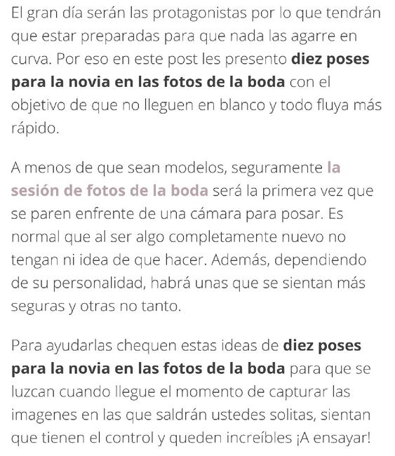 Las 10 mejores poses para la novia!!! 📷 - 2