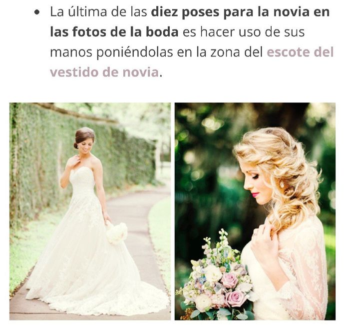 Las 10 mejores poses para la novia!!! 📷 - 20