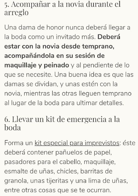 Damas: Funciones Claves - 5