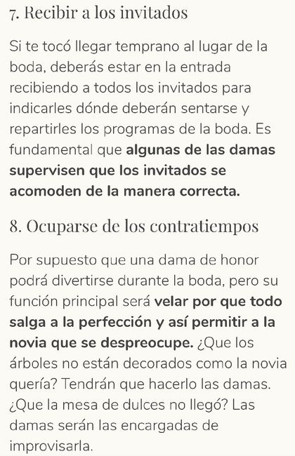 Damas: Funciones Claves - 6