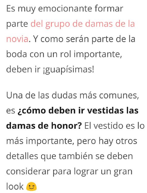 Damas: Look de las Damas de Honor - 2