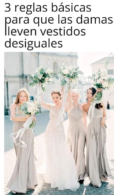 Damas: vestidos desiguales? - 8