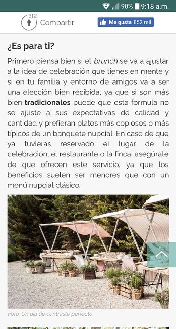 Boda estilo Brunch? - 2