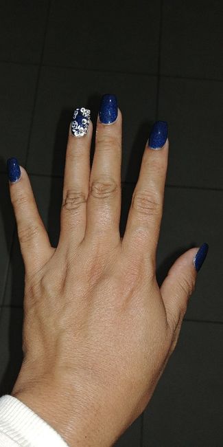 Mis uñas para el gran día!!! - 2