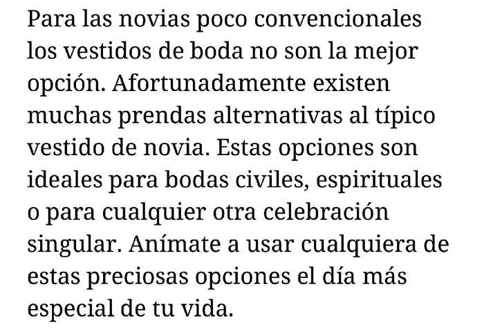 Outfits para novias poco convencionales!!! - 2
