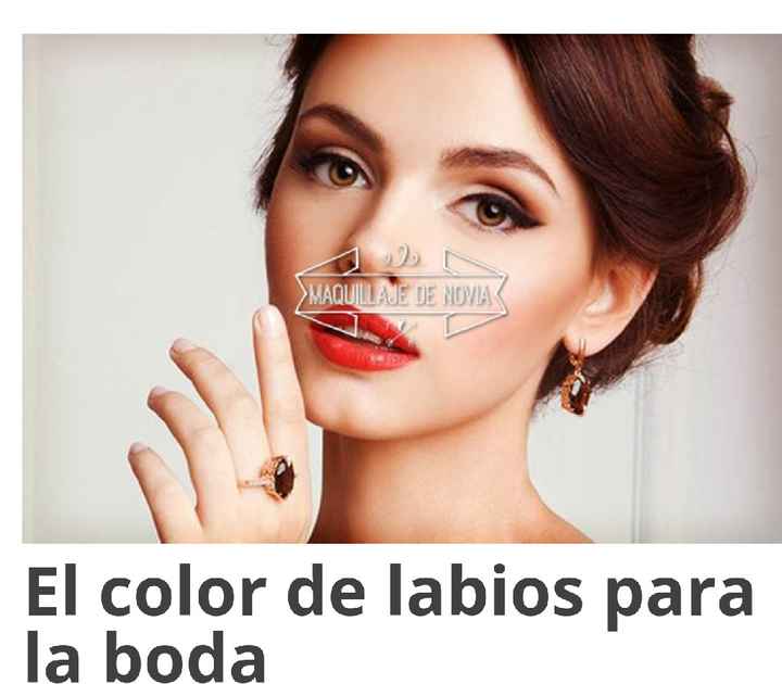 El color de los labios para la novia!!! - 1