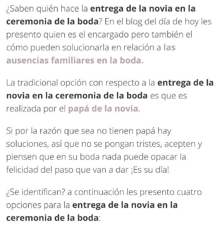 Quien entrega a la novia??? - 2