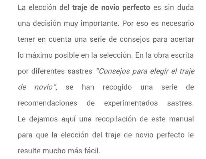 Elección del traje de novio perfecto!!! - 2