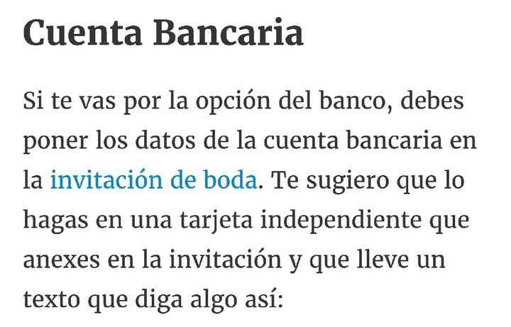 Como pedir dinero en vez de regalos??? - 8