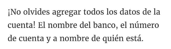 Como pedir dinero en vez de regalos??? - 15