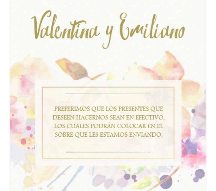 Como pedir dinero en vez de regalos??? - 18
