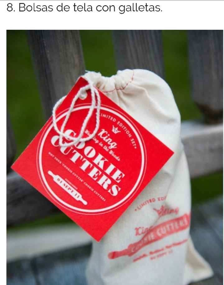 14 originales regalos para los invitados - 8