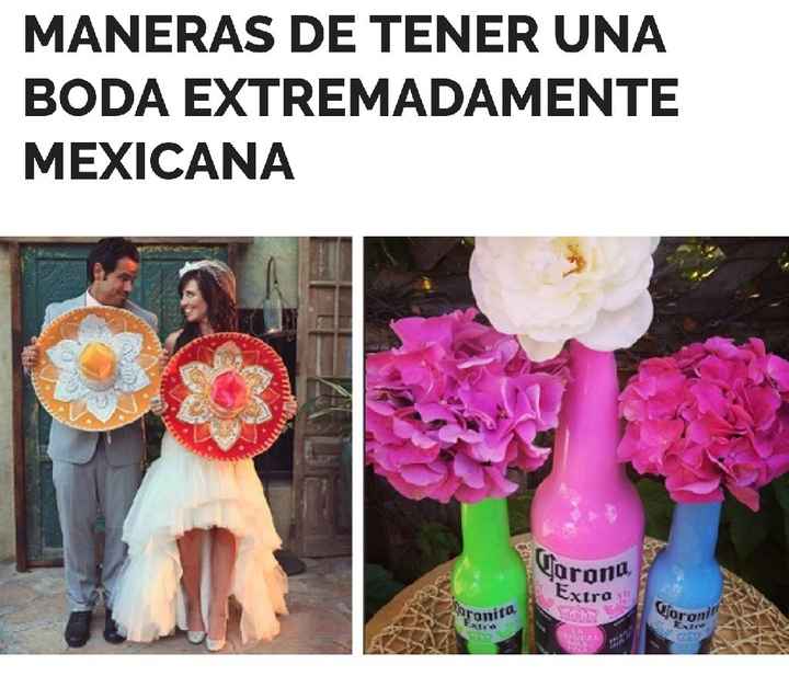 Formas de tener una boda mexicana - 1