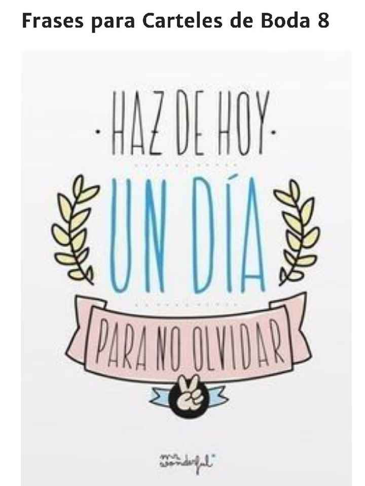 Frases para carteles de boda!!! - 8