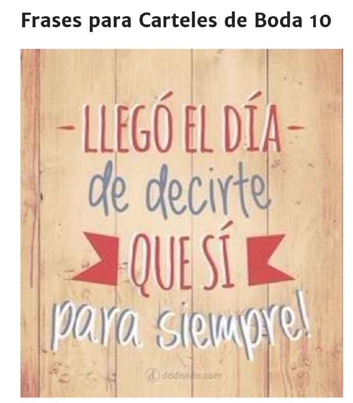 Frases para carteles de boda!!! - 10