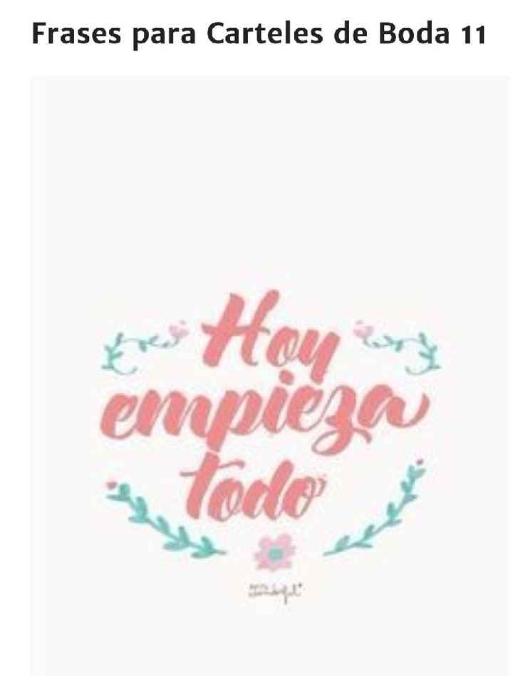 Frases para carteles de boda!!! - 11